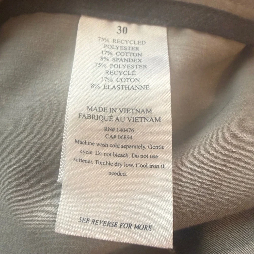 Faherty All Day Shorts Mens Size‎ 30 Gray Stretch Performance Casual